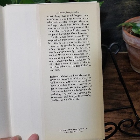 BOOK NAME | THE TSADDIK OF THE SEVEN WONDERS | 1981 - Picture 5 of 6